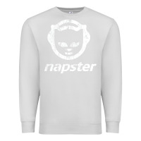 Dove Grey napster light Premium Sweatshirt - linhVisuals
