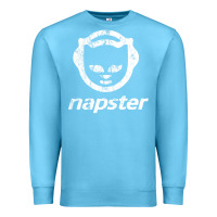 Ocean Blue napster light Premium Sweatshirt - linhVisuals
