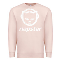 Pale Pink napster light Premium Sweatshirt - linhVisuals