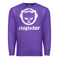 Purple napster light Premium Sweatshirt - linhVisuals
