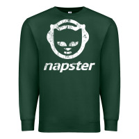 Sports Green napster light Premium Sweatshirt - linhVisuals