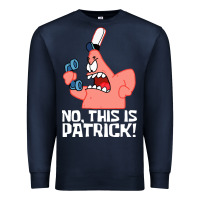 Navy no this is patrick Premium Sweatshirt - linhVisuals