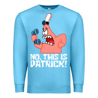 Ocean Blue no this is patrick Premium Sweatshirt - linhVisuals