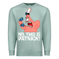 Seafoam no this is patrick Premium Sweatshirt - linhVisuals
