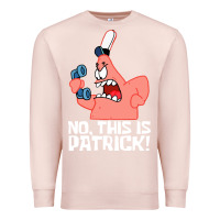 Pale Pink no this is patrick Premium Sweatshirt - linhVisuals