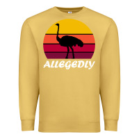Antique Gold retro vintage allegedly ostrich Premium Sweatshirt - linhVisuals