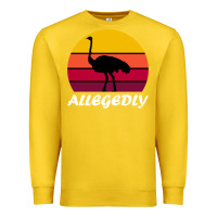 Lemon retro vintage allegedly ostrich Premium Sweatshirt - linhVisuals