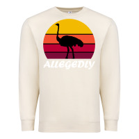 Sandshell retro vintage allegedly ostrich Premium Sweatshirt - linhVisuals