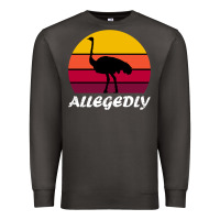 Smoke retro vintage allegedly ostrich Premium Sweatshirt - linhVisuals