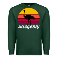 Sports Green retro vintage allegedly ostrich Premium Sweatshirt - linhVisuals