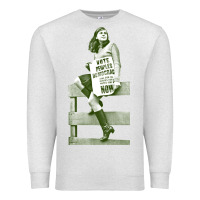 Oatmeal Heather bernadette devlin retro irish fanart Premium Sweatshirt - linhVisuals