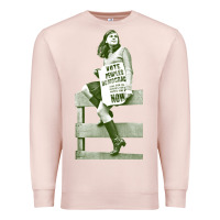 Pale Pink bernadette devlin retro irish fanart Premium Sweatshirt - linhVisuals