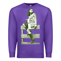 Purple bernadette devlin retro irish fanart Premium Sweatshirt - linhVisuals