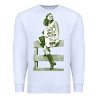 White bernadette devlin retro irish fanart Premium Sweatshirt - linhVisuals
