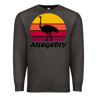 Smoke retro vintage allegedly ostrich Premium Sweatshirt - linhVisuals