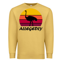 Antique Gold retro vintage allegedly ostrich Premium Sweatshirt - linhVisuals