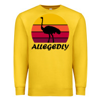Lemon retro vintage allegedly ostrich Premium Sweatshirt - linhVisuals