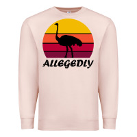 Retro Vintage Allegedly Ostrich Premium Sweatshirt | Teevron