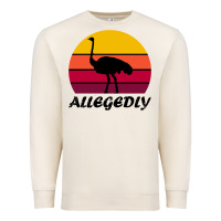 Sandshell retro vintage allegedly ostrich Premium Sweatshirt - linhVisuals