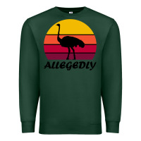 Sports Green retro vintage allegedly ostrich Premium Sweatshirt - linhVisuals