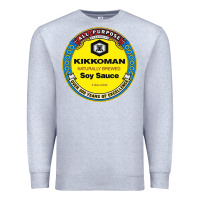Heather Grey all purpose kikkoman Premium Sweatshirt - linhVisuals