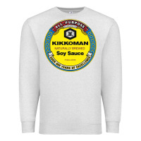 Oatmeal Heather all purpose kikkoman Premium Sweatshirt - linhVisuals