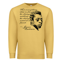 Antique Gold james baldwin Premium Sweatshirt - linhVisuals