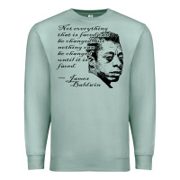 Seafoam james baldwin Premium Sweatshirt - linhVisuals