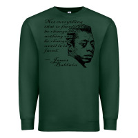 Sports Green james baldwin Premium Sweatshirt - linhVisuals