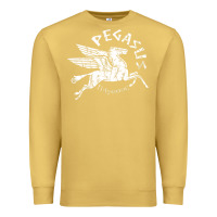 Antique Gold ivory pegasus Premium Sweatshirt - linhVisuals