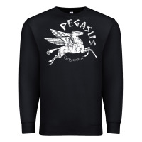 Black ivory pegasus Premium Sweatshirt - linhVisuals
