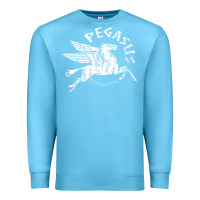 Ocean Blue ivory pegasus Premium Sweatshirt - linhVisuals