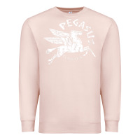 Pale Pink ivory pegasus Premium Sweatshirt - linhVisuals