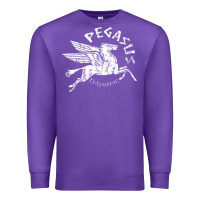Purple ivory pegasus Premium Sweatshirt - linhVisuals