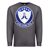 Charcoal Heather ra 5c vigilante patch Premium Sweatshirt - linhVisuals