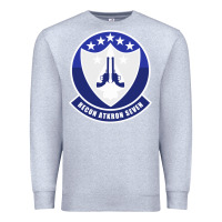 Heather Grey ra 5c vigilante patch Premium Sweatshirt - linhVisuals