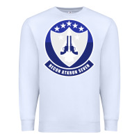 White ra 5c vigilante patch Premium Sweatshirt - linhVisuals