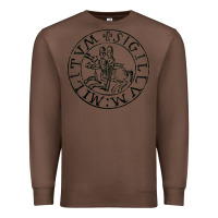 Chestnut knights templar sigil Premium Sweatshirt - linhVisuals