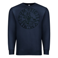 Navy knights templar sigil Premium Sweatshirt - linhVisuals