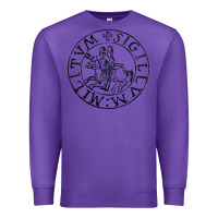 Purple knights templar sigil Premium Sweatshirt - linhVisuals