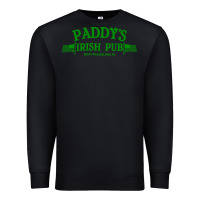 Black paddy irish pub Premium Sweatshirt - linhVisuals