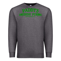 Charcoal Heather paddy irish pub Premium Sweatshirt - linhVisuals