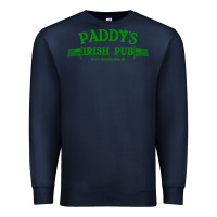 Navy paddy irish pub Premium Sweatshirt - linhVisuals
