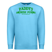 Ocean Blue paddy irish pub Premium Sweatshirt - linhVisuals