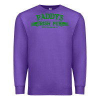 Purple paddy irish pub Premium Sweatshirt - linhVisuals