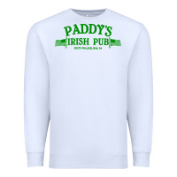 White paddy irish pub Premium Sweatshirt - linhVisuals