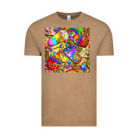 Vintage Coffee lgbtq pride coffee cups with leopard seamless pattern bbs Vintage Tee - BundleAndBundleShop