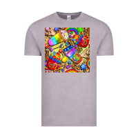 Vintage Zinc lgbtq pride coffee cups with leopard seamless pattern bbs Vintage Tee - BundleAndBundleShop