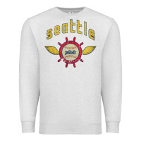 Oatmeal Heather seattle pilots baseball vintage Premium Sweatshirt - linhVisuals