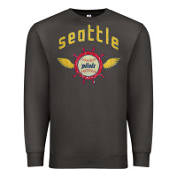Smoke seattle pilots baseball vintage Premium Sweatshirt - linhVisuals